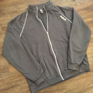 Facebook Zip Up Sweater